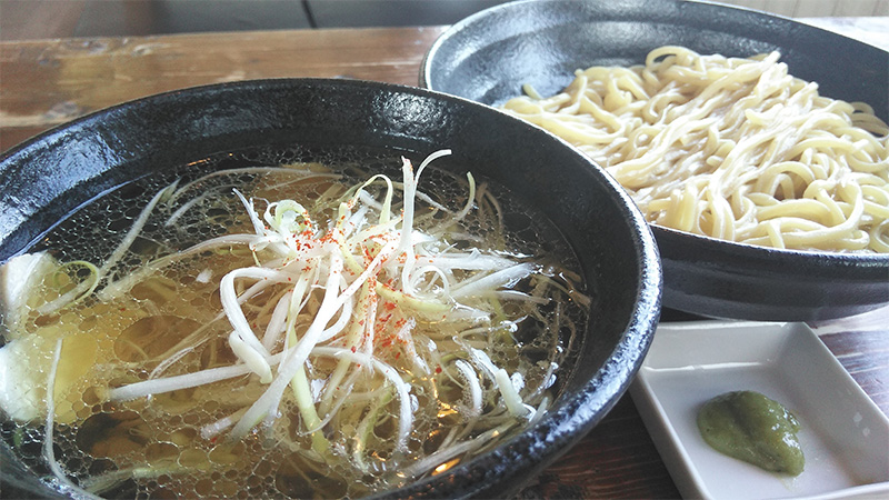 鶏にぼわさびつけ麺